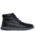 Ghete sport, barbati, SKECHERS GARLAN - DENO, 205235-BLK negru, piele ecologica